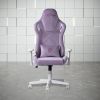 Techni Sport TSF45C Velvet Memory Foam Gaming Chair – Purple