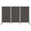 3-Panel Room Divider Anthracite 102.4"x70.9"