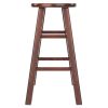 Element Counter Stools; 2-Pc Set; Walnut