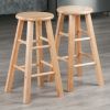 Element Counter Stools; 2-Pc Set; Natural