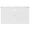 58" Farmhouse Double-Door Three-Layer TV Cabinet in White