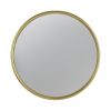 D11" Gold Round Mirror, Circle Mirror with Iron Frame for Living Room Bedroom Vanity Entryway Hallway