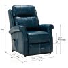 Landis Navy Blue Traditional Lift Chair