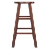 Element Counter Stools; 2-Pc Set; Walnut