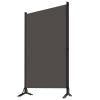 3-Panel Room Divider Anthracite 102.4"x70.9"