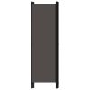 4-Panel Room Divider Anthracite 78.7"x70.9"