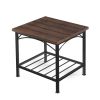 3 in 1 Coffee Table, Living Room Table with Open Storage, Coffee Table Set of 3 for Home, Office, Rustic Brown