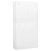 Office Cabinet White 35.4"x15.7"x70.9" Steel