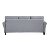 79.9" Modern Living Room Sofa Linen Upholstered Couch Furniture for Home or Office ,Light Grey*Blue,(3-Seat,Old Sku:WF288519AAC)