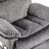 39.4" Wide Oversize Big Man Modern Velvet Power Lift Assist Recliner With Heating and Massage