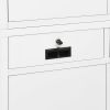 Office Cabinet White 35.4"x15.7"x70.9" Steel