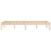 Bed Frame 53.9"x74.8" Solid Wood Pine Full