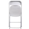 5-Pack Lightweight Plastic Folding Chair;  Double Braced;  400-Pound Capacity;  Indoor Outdoor