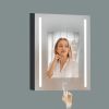 30x20 inch LED Bathroom Medicine Cabinet Surface Mounted Cabinets With Lighted Mirror