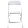 5-Pack Lightweight Plastic Folding Chair;  Double Braced;  400-Pound Capacity;  Indoor Outdoor