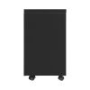 Metal mobile 3 Drawer File Cabinet for Legal or Letter Files,Used for Office and Home