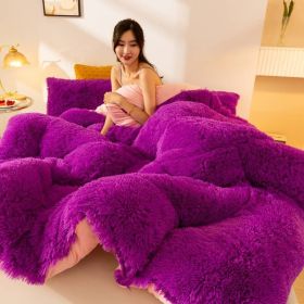 Super Soft Long Fleece Mink Crystal Velvet Thickened Warm Winter Quilt (Option: Meizi Jade-100x150cm about2.5kg)