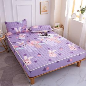 Cotton Covered Anti Slip Cartoon Bedspread (Option: Penguin Rabbit-120x200cm)