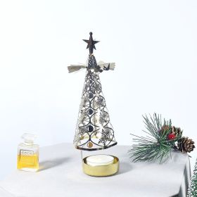 Creative Christmas Gift Aromatherapy Cone (Option: Golden Snowflake Iron Cup)