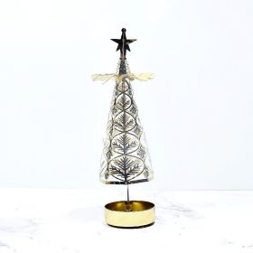 Creative Christmas Gift Aromatherapy Cone (Option: Golden Pine Iron Cup)