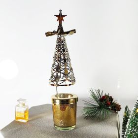 Creative Christmas Gift Aromatherapy Cone (Option: Golden Snowflake Starry Sky)