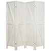 4 Panels Folding Wooden Room Divider