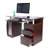 15mm MDF Portable 1pc Door Computer Desk with 3pcs Drawers  XH