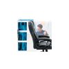 Lacoo Faux Leather High-Back Executive Office Chair with Lumbar Support, Black