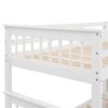 Stairway Twin-Over-Full Bunk Bed with Twin size Trundle, Storage and Guard Rail for Bedroom, Dorm, for Adults