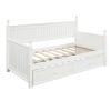 Twin Size Wood Daybed with Twin Size Trundle