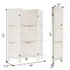 4 Panel Freestanding Folding Hinged Room Divider