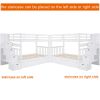 Twin over Twin/Full Bunk Bed with Twin Size Trundle