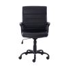 Mainstays Bonded Leather Mid-Back Manager's Office Chair, Black