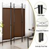 6 Feet 4-Panel Folding Freestanding Room Divider